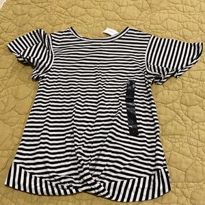 Banana republic designer tee striped s